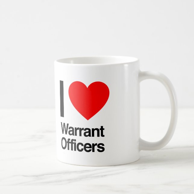 i love warrant officers coffee mug (Right)