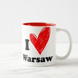 I love Warsaw Two-Tone Coffee Mug