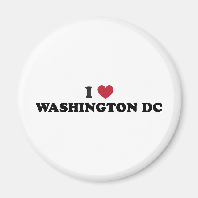 I Love Washington DC Magnet (Front)
