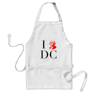 I Love (Washington) DC Standard Apron