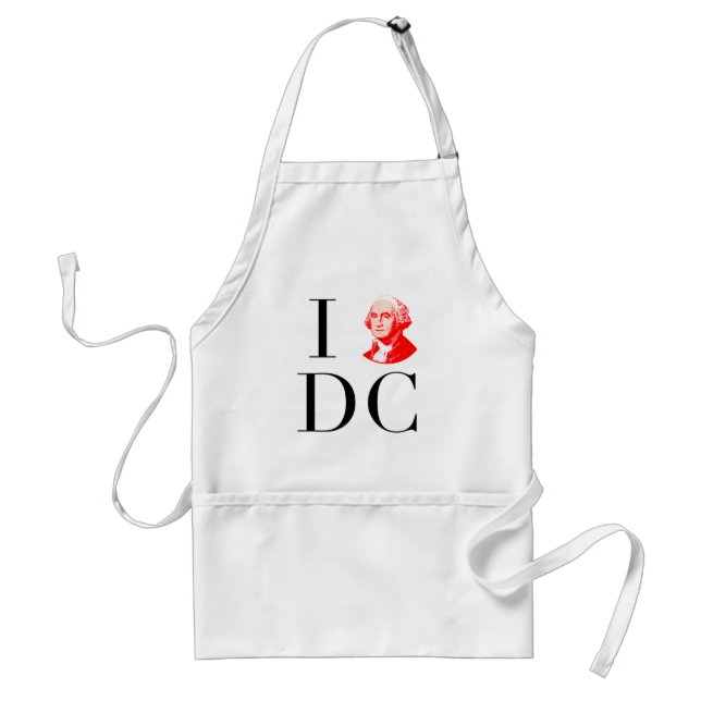 I Love (Washington) DC Standard Apron (Front)
