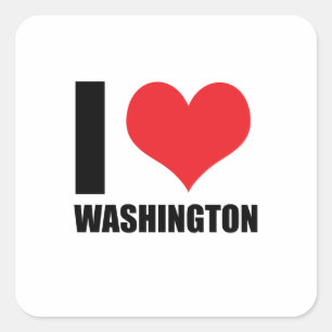 I love Washington Square Sticker