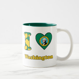 I love Washington Two-Tone Coffee Mug