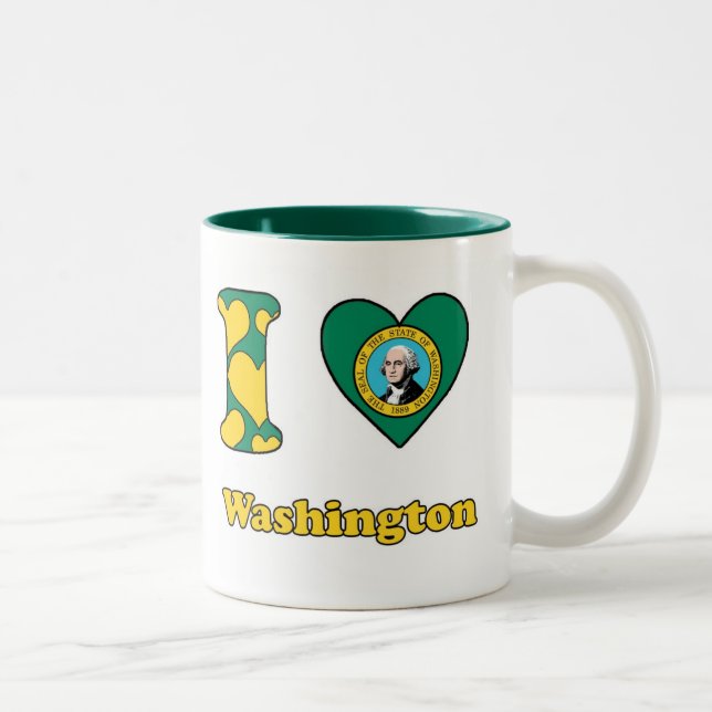 I love Washington Two-Tone Coffee Mug (Right)