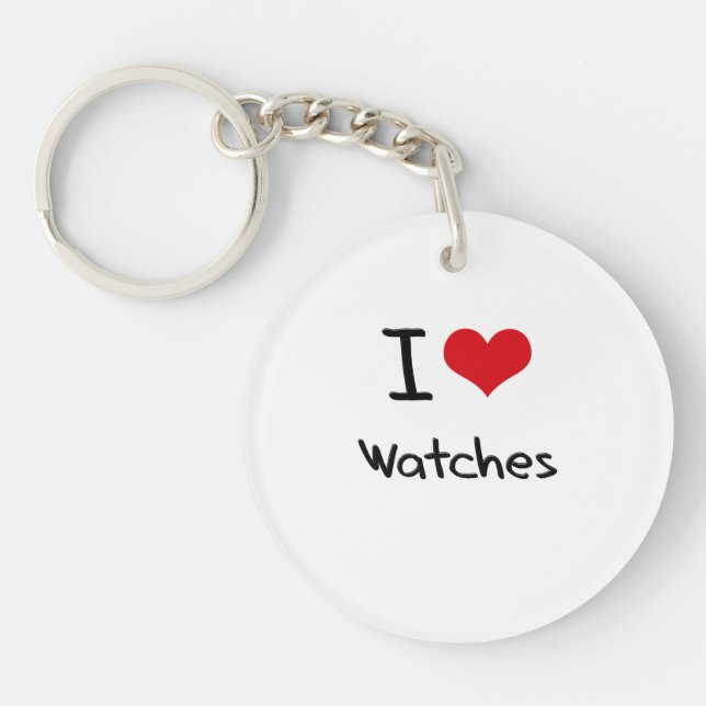 I love Watches Key Ring (Front)