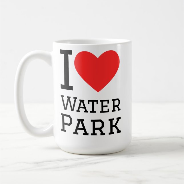 I love water park coffee mug (Left)