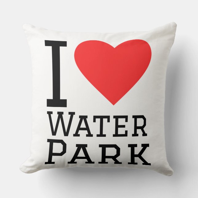 I love water park cushion (Front)