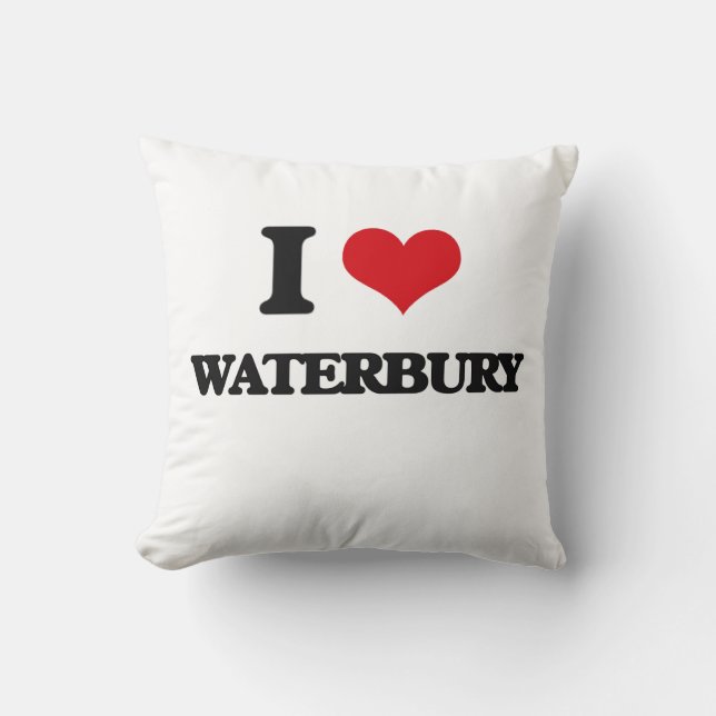 I love Waterbury Cushion (Front)