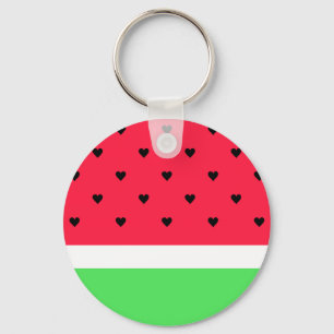 I Love Watermelon Key Ring