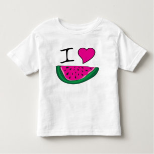 I Love Watermelon Toddler T-Shirt