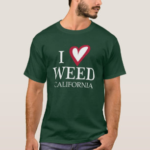 I Love Weed California Hoodies