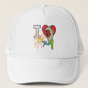 I Love Welding Trucker Hat
