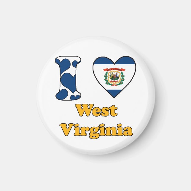 I love West Virginia Magnet (Front)