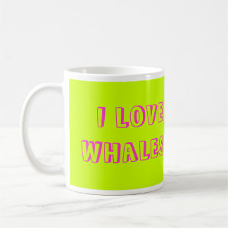 I Love Whales! Mug
