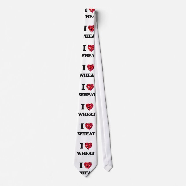 I love Wheat Tie (Front)