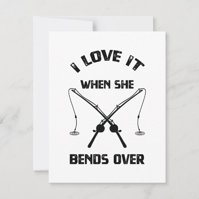 I Love When She Bands Over - Funny Fishermen (Front)