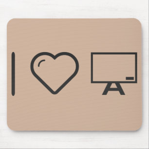 I Love Whiteboards Mouse Pad