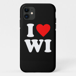 I LOVE WI iPhone 11 CASE