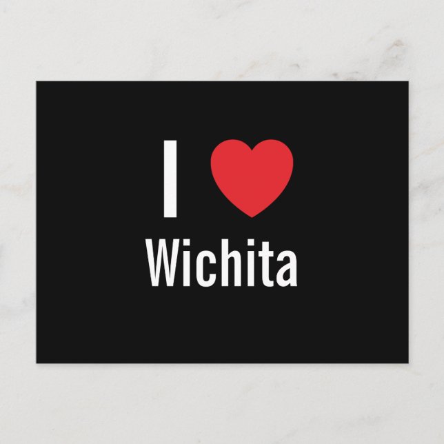 I love Wichita Postcard (Front)