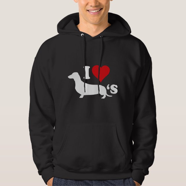 I Love Wieners Hoodie (Front)
