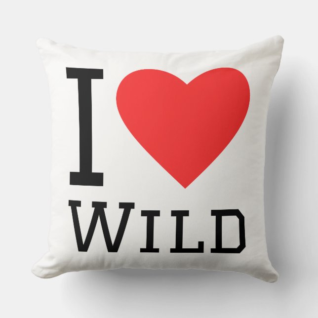 I love wild cushion (Front)