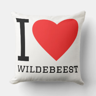 I love wildebeest cushion