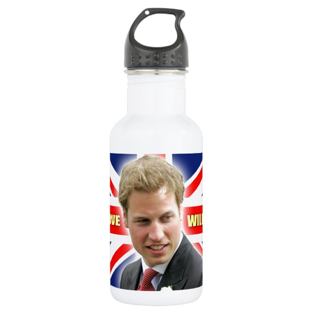 I Love William 532 Ml Water Bottle (Front)