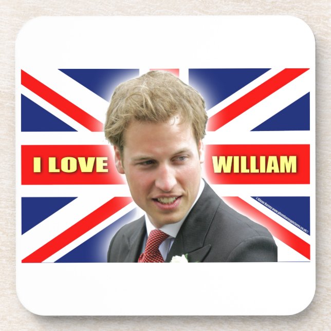 I Love William Coaster (Front)