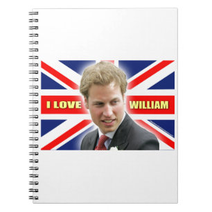 I Love William Notebook