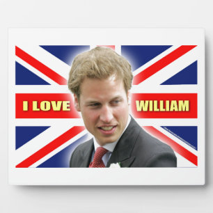 I Love William Plaque