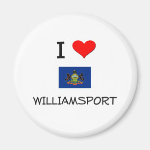 I Love Williamsport Pennsylvania Magnet