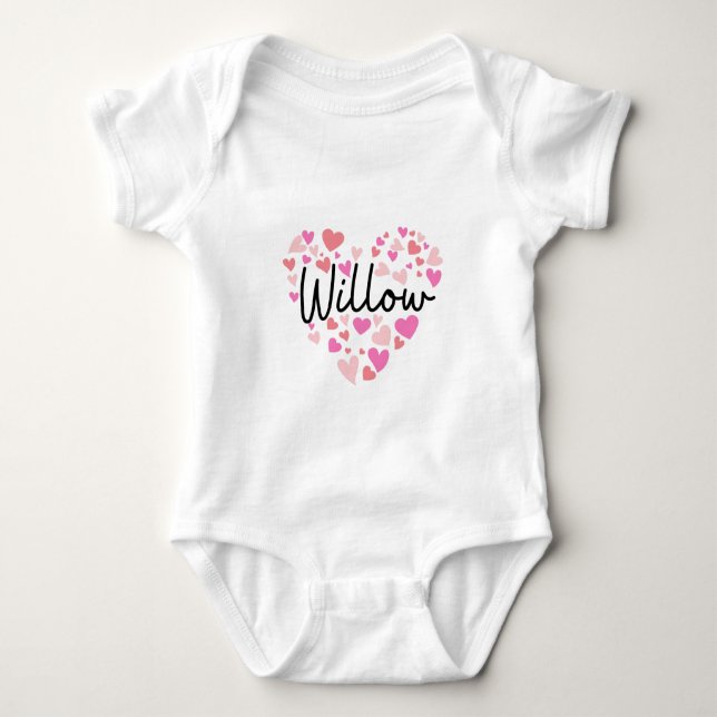 I love Willow Baby Bodysuit (Front)