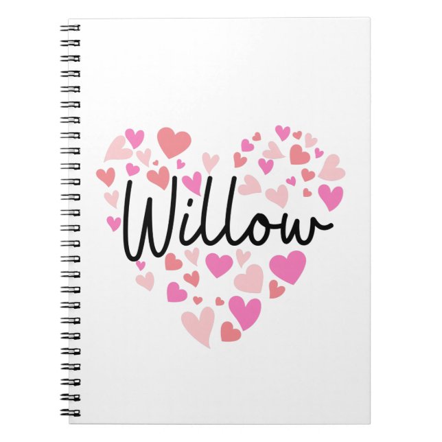 I love Willow Notebook (Front)