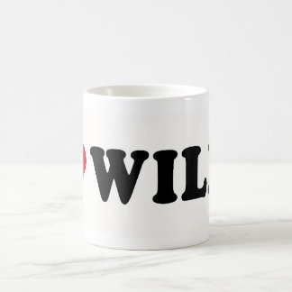 I LOVE WILLY COFFEE MUG