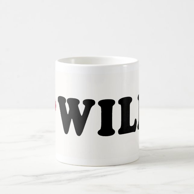 I LOVE WILLY COFFEE MUG (Center)