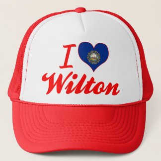 I Love Wilton, New Hampshire Trucker Hat