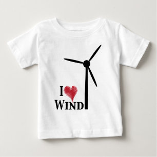 i love wind energy baby T-Shirt