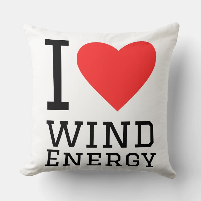 I love wind energy cushion (Front)