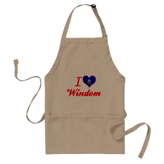 I Love Windom, Kansas Standard Apron (Front)