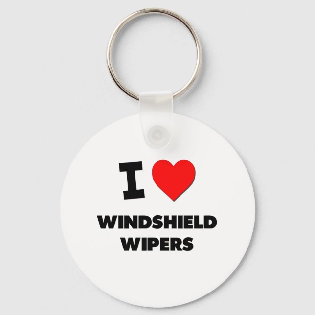 I love Windshield Wipers Key Ring (Front)