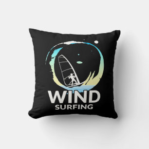 I Love Windsurfing Cushion