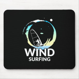 I Love Windsurfing Mouse Pad