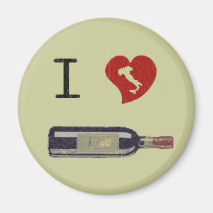 I Love Wine Magnet