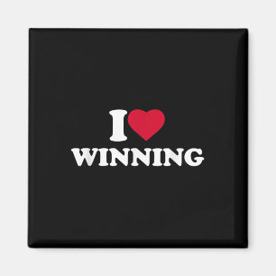 I Love Winning I Heart Winning Lover Win Winner Magnet