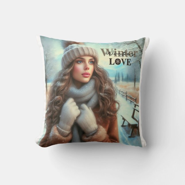 I love winter  cushion (Front)