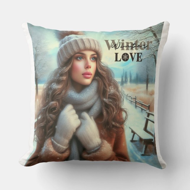I love winter  cushion (Front)