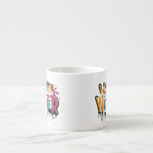 I Love Winter Espresso Cup