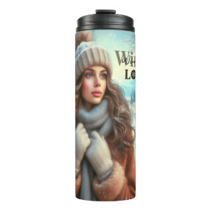 I love winter  thermal tumbler