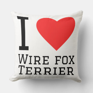I love wire fox terrier cushion