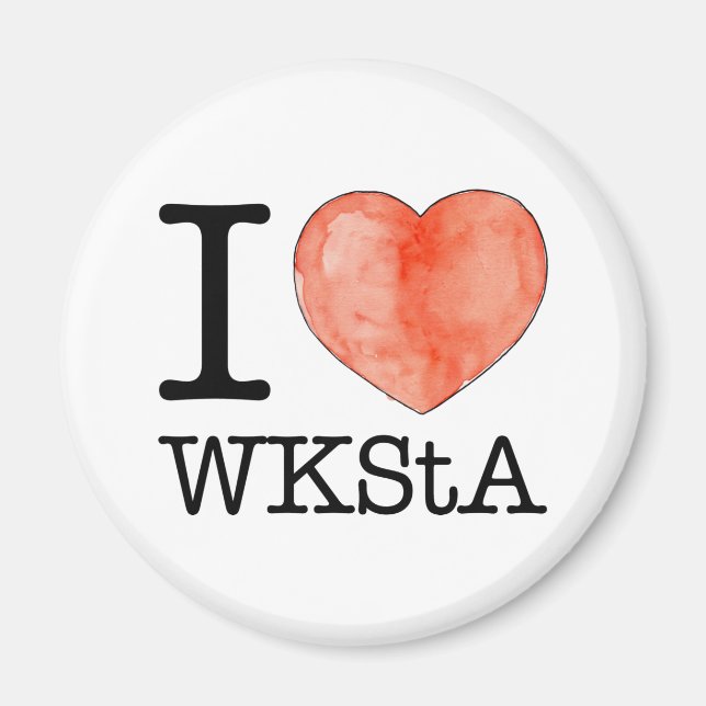 i love WKStA   Magnet (Front)